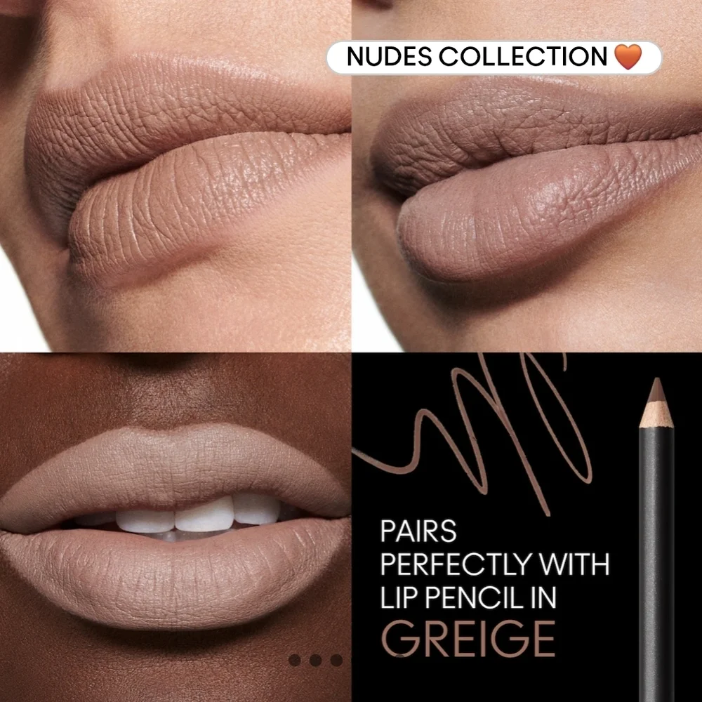 MAC Cosmetics Folio Silky Matte Lipstick in Folio Greyish Nude Brand New In Box